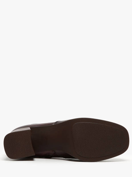 Enkellaarsjes Met Hak Cristel Uit Leder Dorking Rood women D9157 ander zicht 5